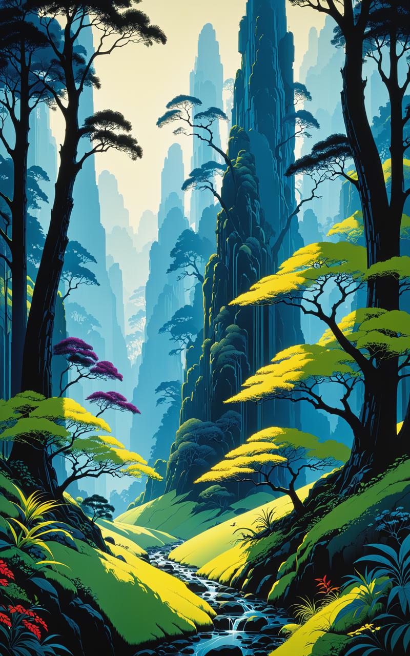 09217-682688863-Eyvind Earle . birds (1968) Serigraph on paper, ultra hd, realistic, vivid colors, highly detailed, UHD drawing, pen and ink, pe.png